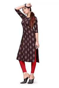 New Ethnic 4 You Women's American Crepe Straight Kurta (Combo-4kurti)-thumb3