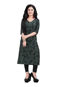 New Ethnic 4 You Women's American Crepe Straight Kurta (Combo Pack Of 2)-thumb2