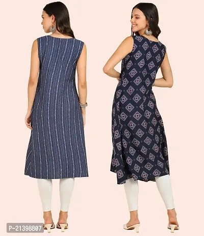 Fancy American Crepe Kurtis for Women Pack Of 2-thumb5