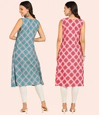 Fancy American Crepe Kurtis for Women Pack Of 2-thumb1