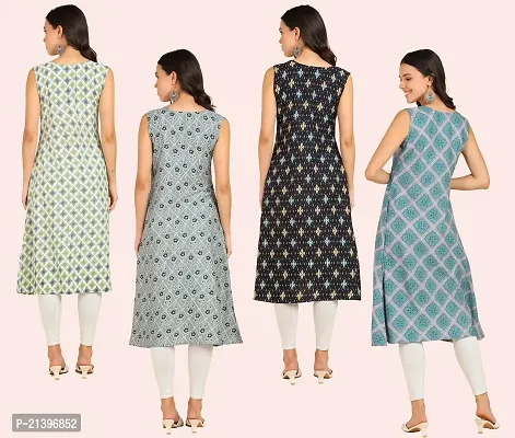 Fancy American Crepe Kurtis for Women Pack of 4-thumb4