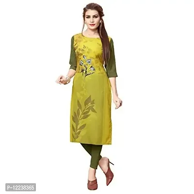 Stylish Crepe Printed Kurti For Women Pack Of 3-thumb4