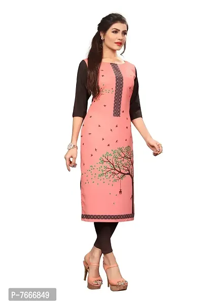 New Ethnic 4 You Women's American Crepe Straight Kurta (Combo Pack Of 3)-thumb3