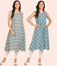 Fancy American Crepe Kurtis for Women Pack Of 2-thumb3