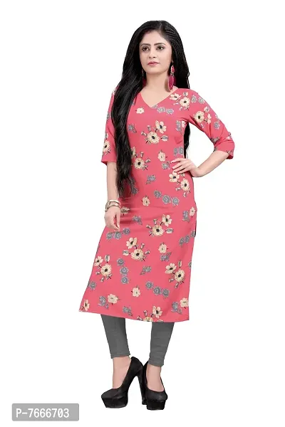 New Ethnic 4 You Women's Crepe A-Line Kurta-thumb4