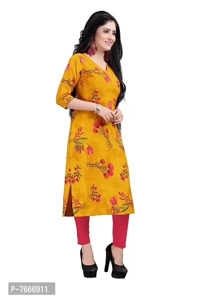 New Ethnic 4 You Crepe Straight Kurti(Combo Pack 4)-thumb3