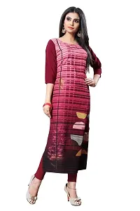 New Ethnic 4 You Women's Crepe A-Line Kurta-thumb2