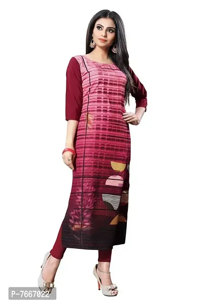 New Ethnic 4 You Women's Crepe A-Line Kurta-thumb3