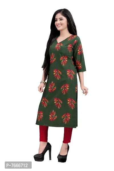 New Ethnic 4 You Women's Crepe A-Line Kurta-thumb4