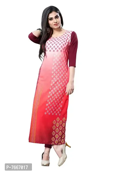 New Ethnic 4 You Women's Crepe A-Line Kurta-thumb3