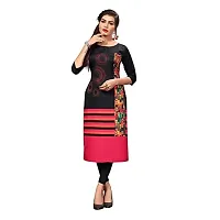 Stylish Crepe Printed Kurti For Women Pack Of 3-thumb2