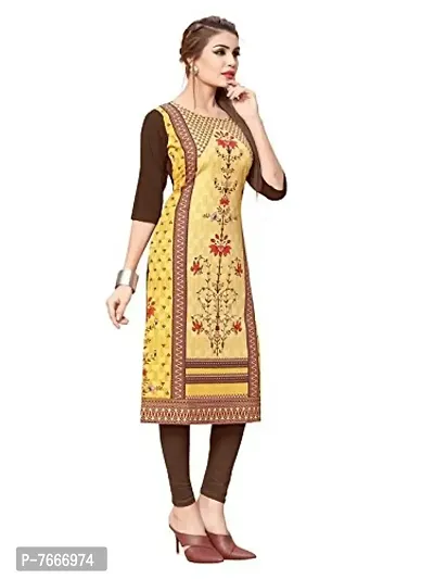 New Ethnic 4 You Women's Crepe Straight Kurta-thumb2