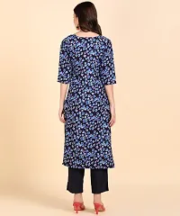 Stylish Crepe Printed Kurti For Women-thumb2