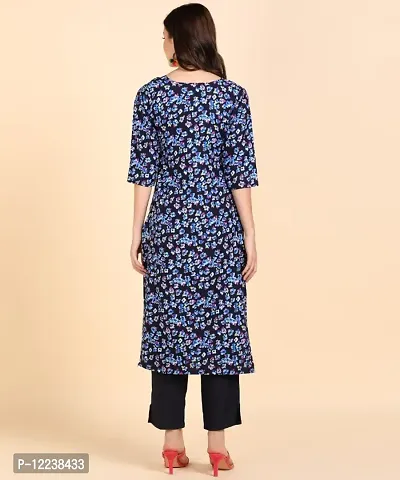 Stylish Crepe Printed Kurti For Women-thumb3