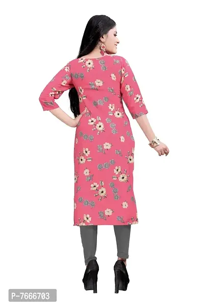 New Ethnic 4 You Women's Crepe A-Line Kurta-thumb2