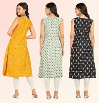 Fancy American Crepe Kurtis for Women Pack Of 3-thumb1