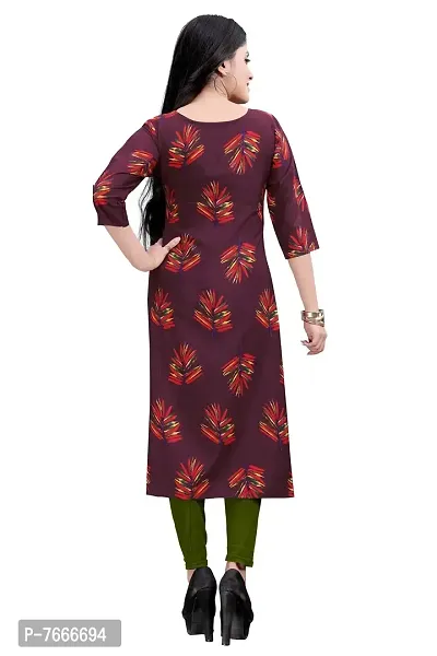 New Ethnic 4 You Women's Crepe A-Line Kurta-thumb2