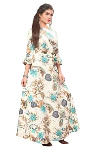 New Ethnic 4 You Women's Fit and flare Ethnic Gown-thumb1