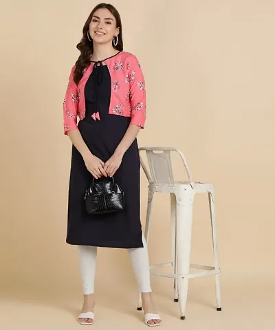 Crepe Printed Kurtis