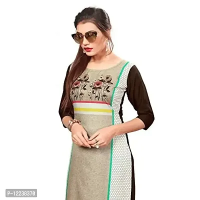 Stylish Crepe Printed Kurti For Women-thumb5