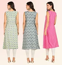 Fancy American Crepe Kurtis for Women Pack Of 3-thumb1