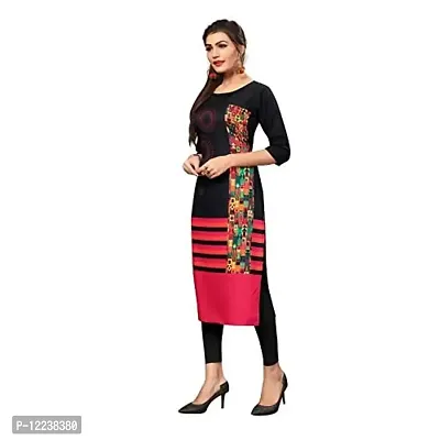 Stylish Crepe Printed Kurti For Women Pack Of 3-thumb4