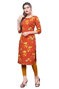 New Ethnic 4 You Women's Crepe Straight Kurta-thumb2