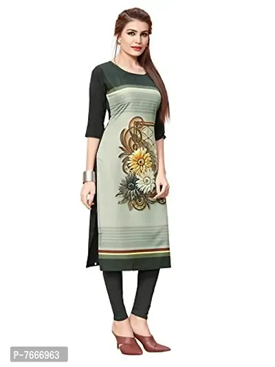 New Ethnic 4 You Women's Crepe Straight Kurta-thumb2