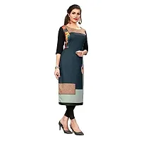 Stylish Crepe Printed Kurti For Women Pack Of 3-thumb4