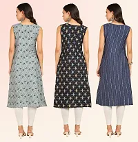 Fancy American Crepe Kurtis for Women Pack Of 3-thumb4