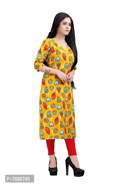 New Ethnic 4 You Women's Crepe A-Line Kurta-thumb3