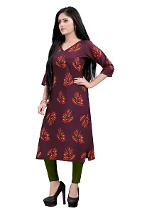 New Ethnic 4 You Women's Crepe A-Line Kurta-thumb3