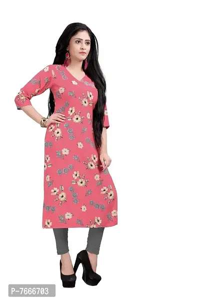 New Ethnic 4 You Women's Crepe A-Line Kurta-thumb3