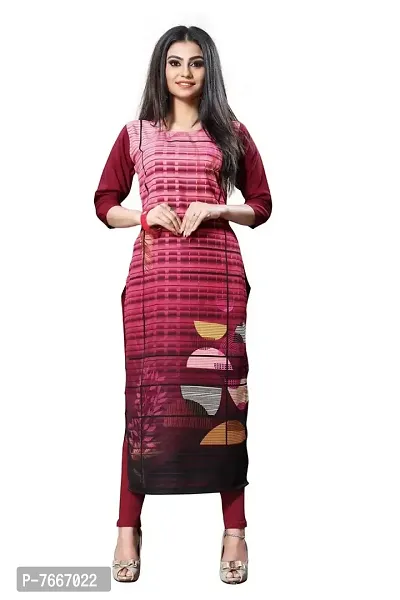 New Ethnic 4 You Women's Crepe A-Line Kurta-thumb2