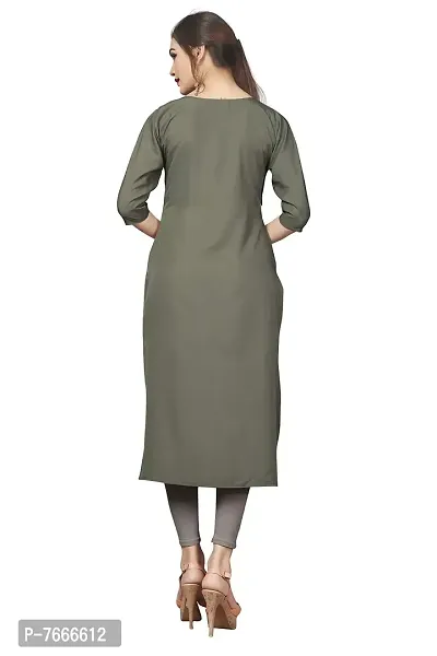 New Ethnic 4 You Women's Crepe Kurta-thumb2