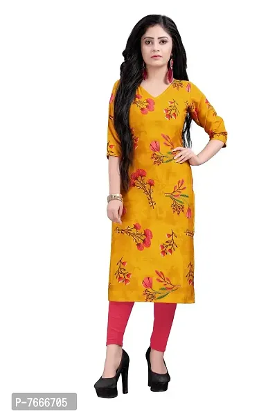 New Ethnic 4 You Women's American Crepe Straight Kurta (Combo Pack Of 2)-thumb3