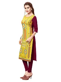 New Ethnic 4 You Women's Crepe Straight Kurta-thumb1