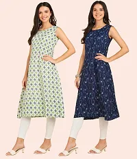 Fancy American Crepe Kurtis for Women Pack Of 2-thumb2