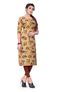 New Ethnic 4 You Women's American Crepe Straight Kurta (Combo-4kurti)-thumb2