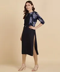 Stylish Crepe Printed Kurti For Women-thumb2