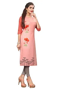 New Ethnic 4 You Women's Crepe Straight Kurta-thumb2