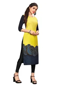 New Ethnic 4 You Women's Crepe Straight Kurta-thumb2