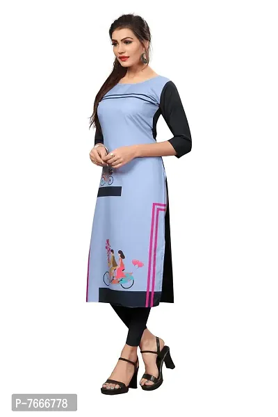 New Ethnic 4 You Women's Crepe Kurta-thumb3