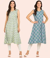 Fancy American Crepe Kurtis for Women Pack Of 2-thumb3