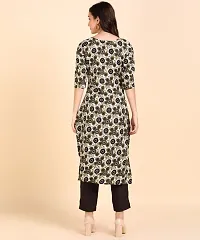 Stylish Crepe Printed Kurti For Women-thumb2