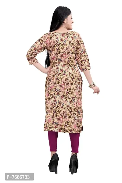 New Ethnic 4 You Women's Crepe A-Line Kurta-thumb2