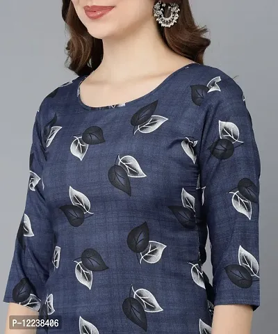 Stylish Crepe Printed Kurti For Women-thumb5