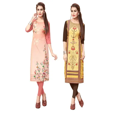 Crepe Kurtas Combo of 2