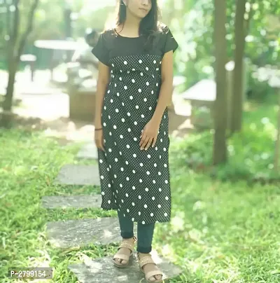 Stylish Polka Dot Printed Kurta-thumb0