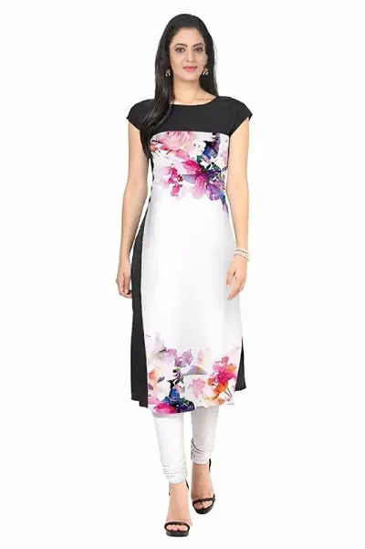 Anshi Trendy Crepe Kurtis